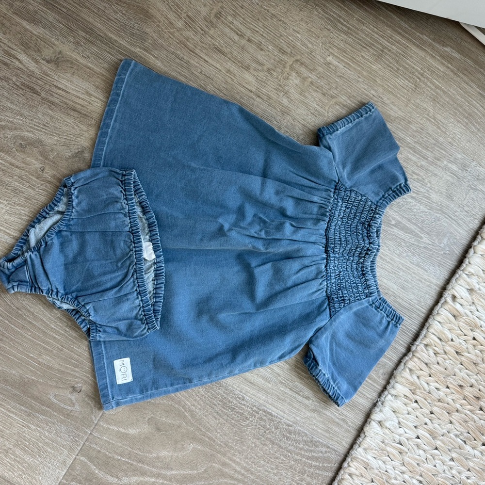 Blue Kids Casual Dress